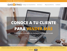 Tablet Screenshot of guiometrics.com